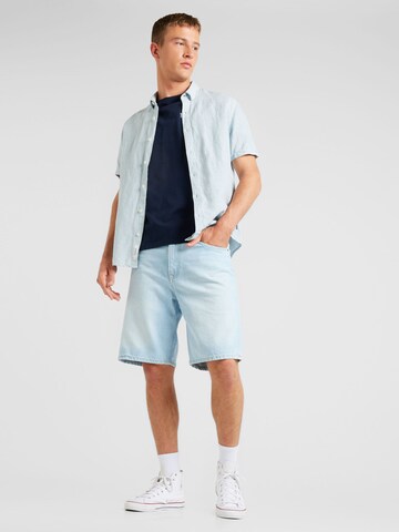 Lee Loosefit Shorts 'ASHER' in Blau