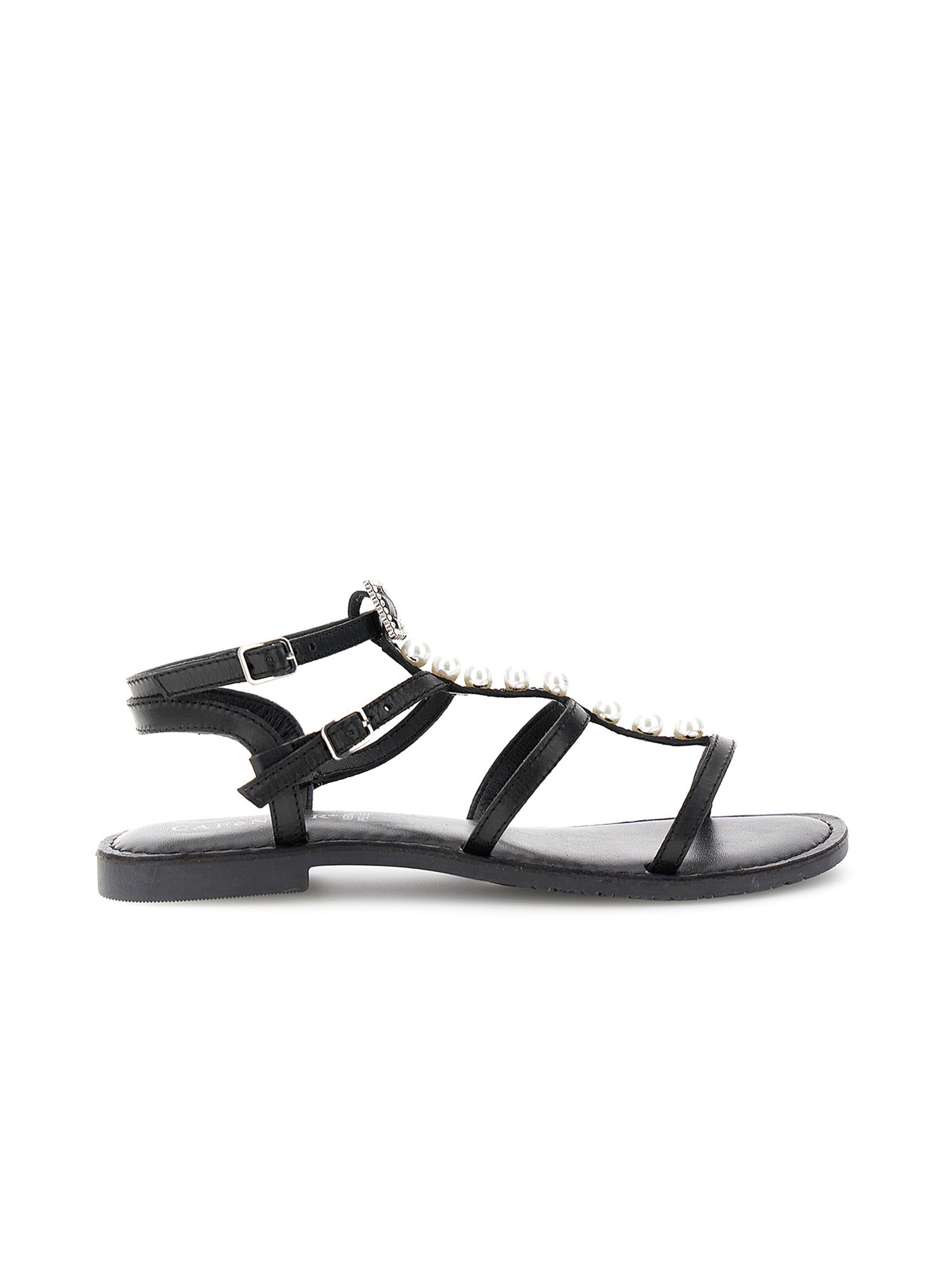 CAFè NOIR Sandaal in Zwart: voorkant