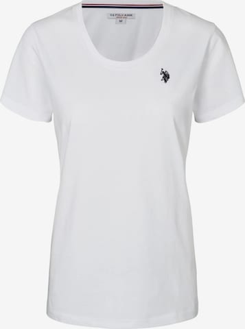U.S. POLO ASSN. T-Shirt 'Amy' in Weiß: Vorderseite