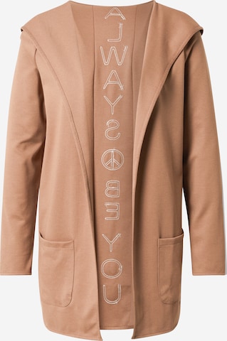 Key Largo Sweatjacke 'Alice' in Braun: predná strana