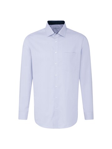 Coupe regular Chemise business SEIDENSTICKER en bleu : devant