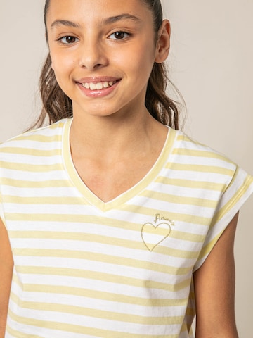 T-Shirt 'VAMIKA' Deeluxe en jaune