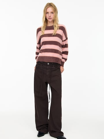 Pull&Bear Sveter - Ružová