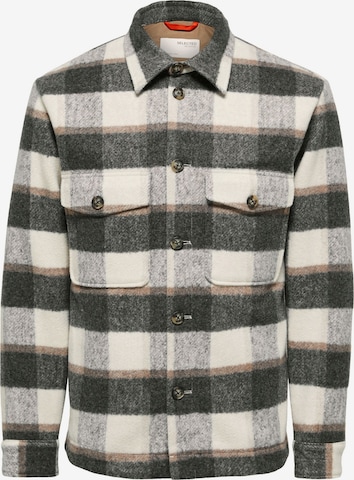 Veste mi-saison SELECTED HOMME en beige : devant