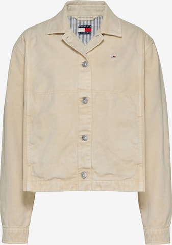 Veste mi-saison 'Essential' Tommy Jeans en beige : devant