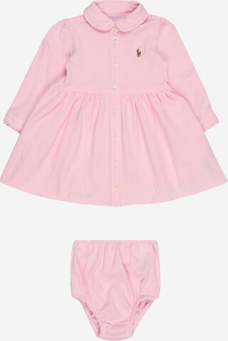 Polo Ralph Lauren Šaty 'SOLID' – pink: přední strana
