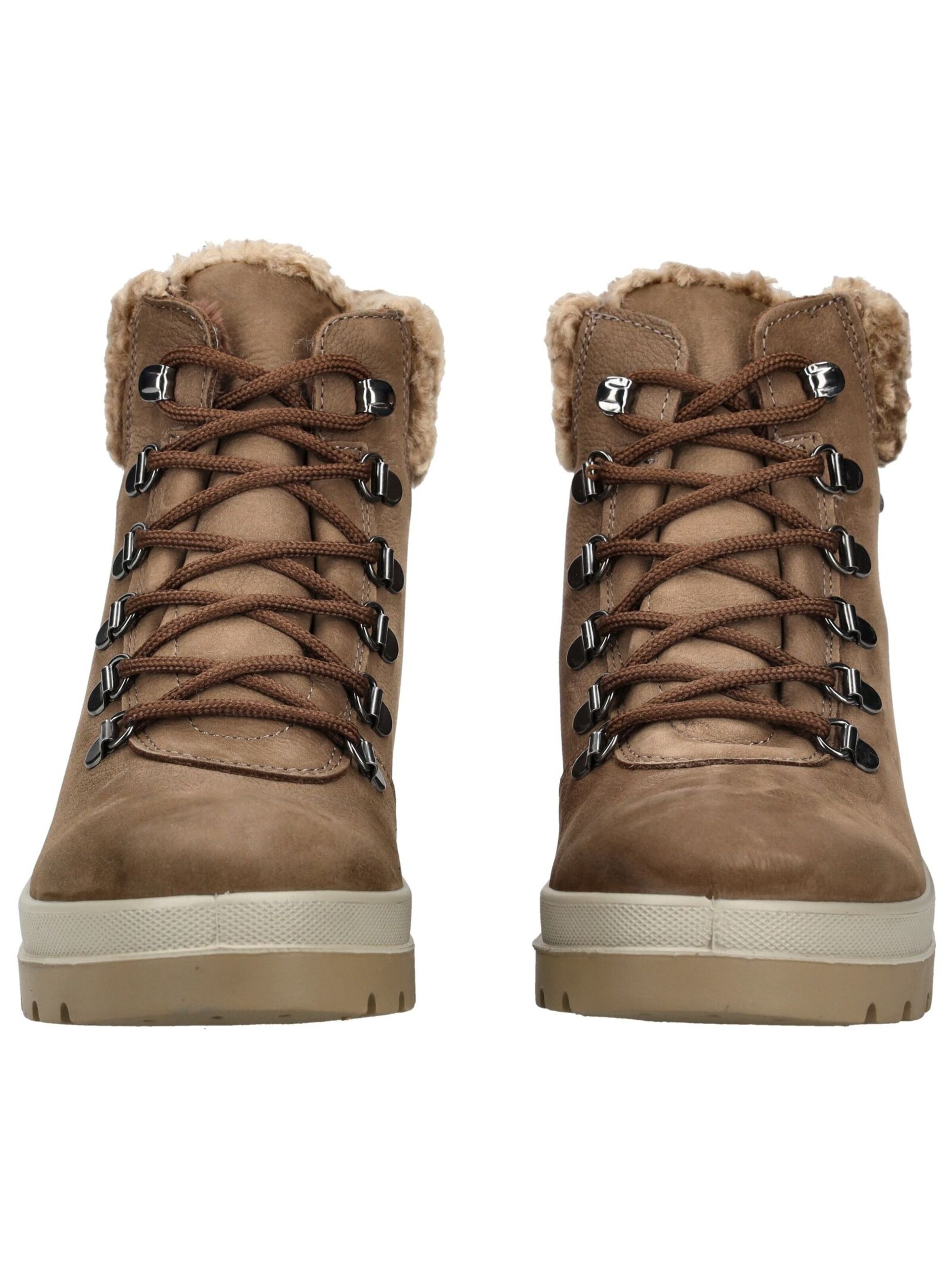 IMAC Lace-Up Ankle Boots in Brown