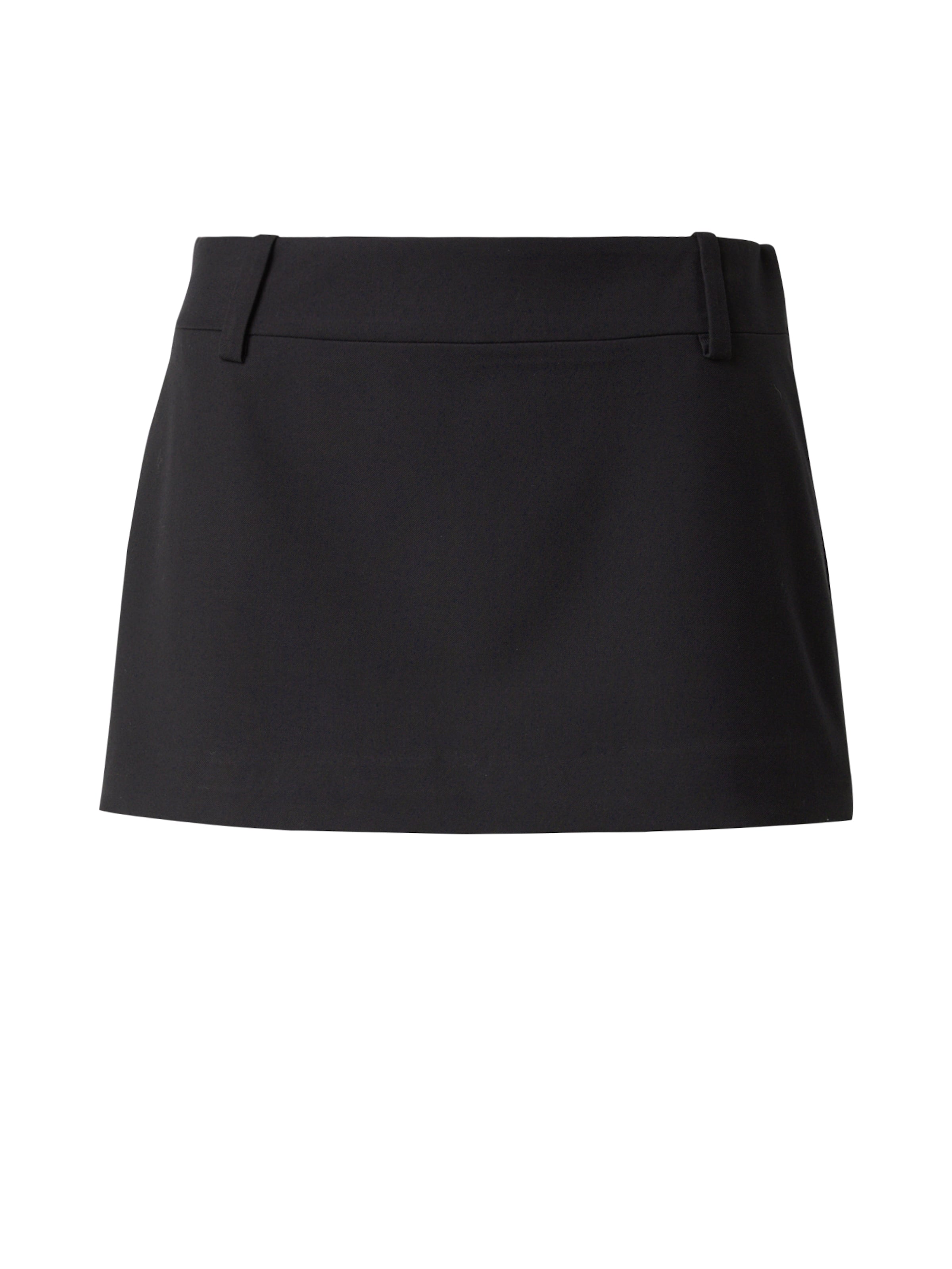 WEEKDAY Rock 'Cats Mini' in Schwarz: Vorderseite