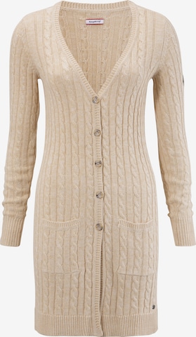 KangaROOS Knit Cardigan in Beige: front