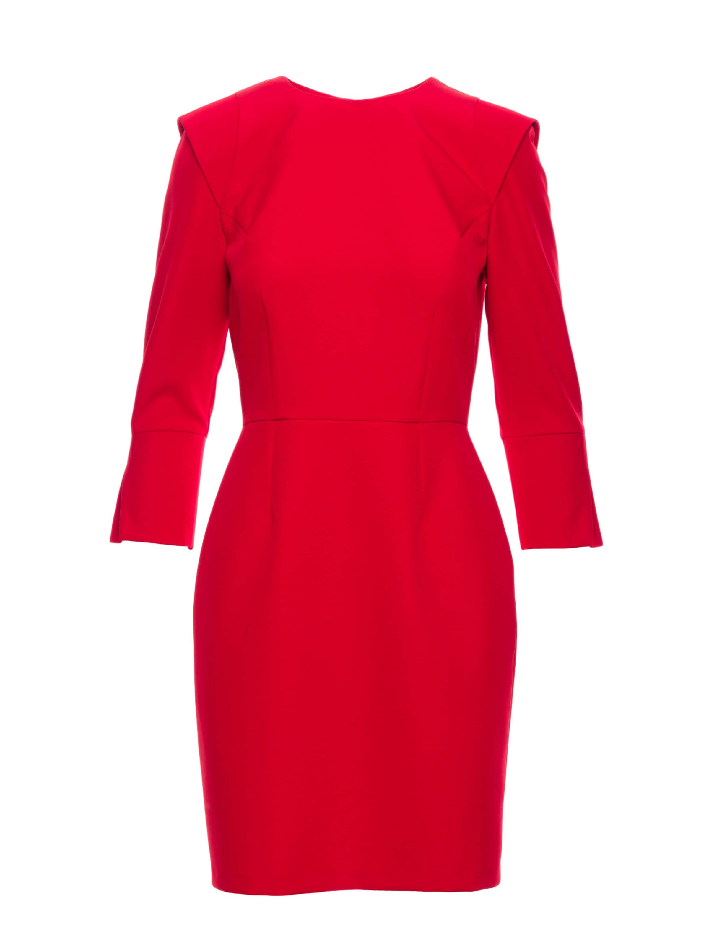 Rochie de cocktail 'M815' de la made of emotion pe roșu: față