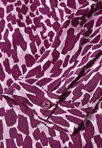 CECIL Gemusterte Bluse in Pink