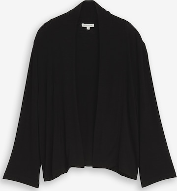 Cardigan TOM TAILOR en noir : devant