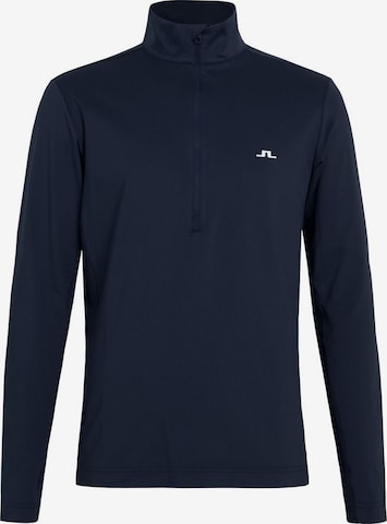 J.Lindeberg Sporttrui 'LUKE' in Blauw: voorkant