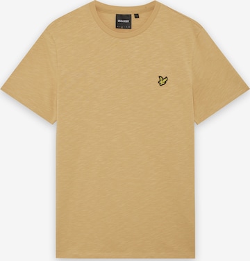 T-Shirt Lyle & Scott en jaune : devant