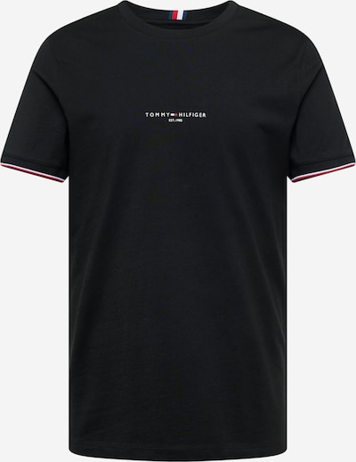 Tricou TOMMY HILFIGER pe roșu / negru / alb, Vizualizare produs