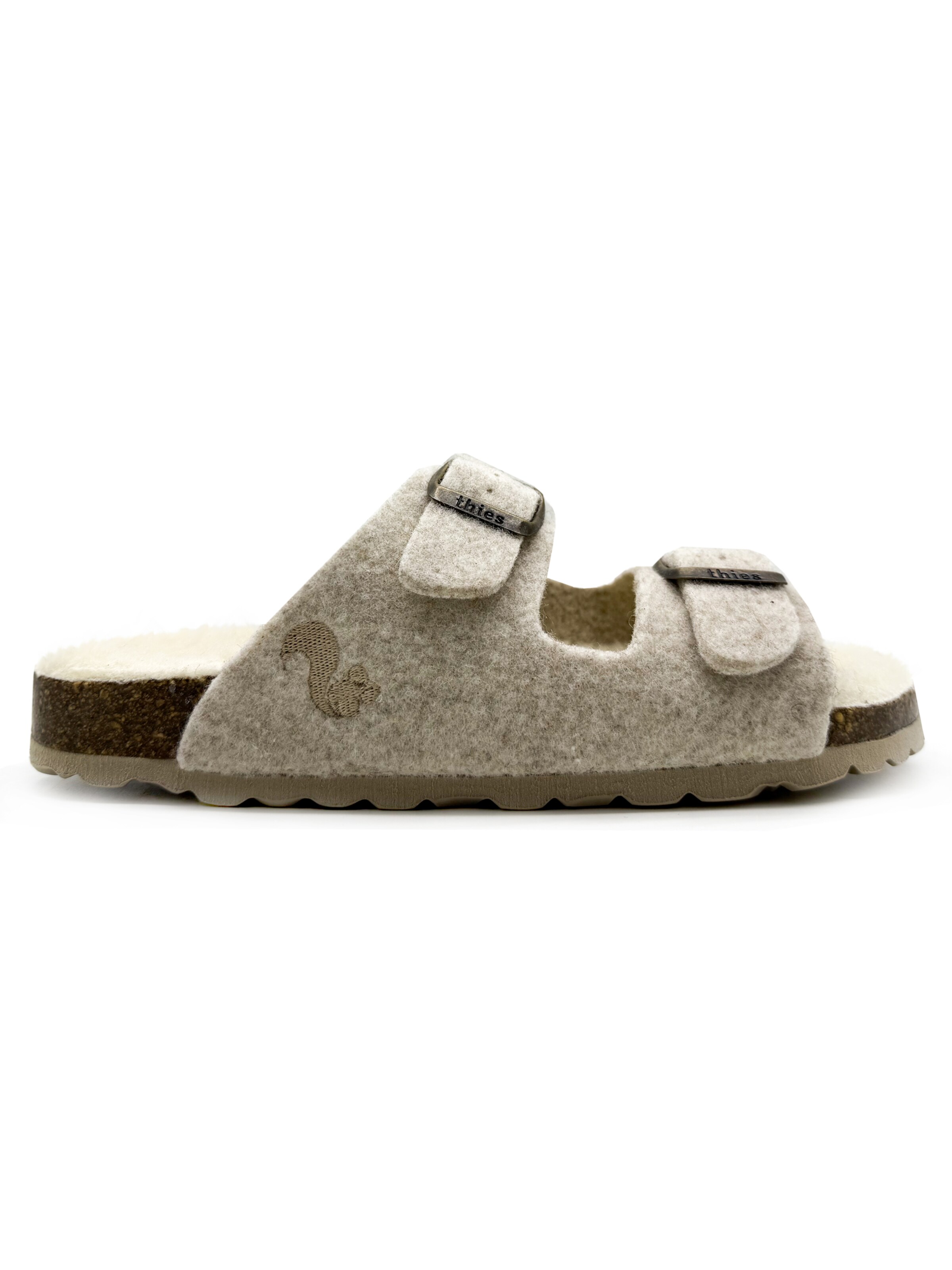 thies Mules 'thies 1856 ® Recycled Wool Sandal' in Beige