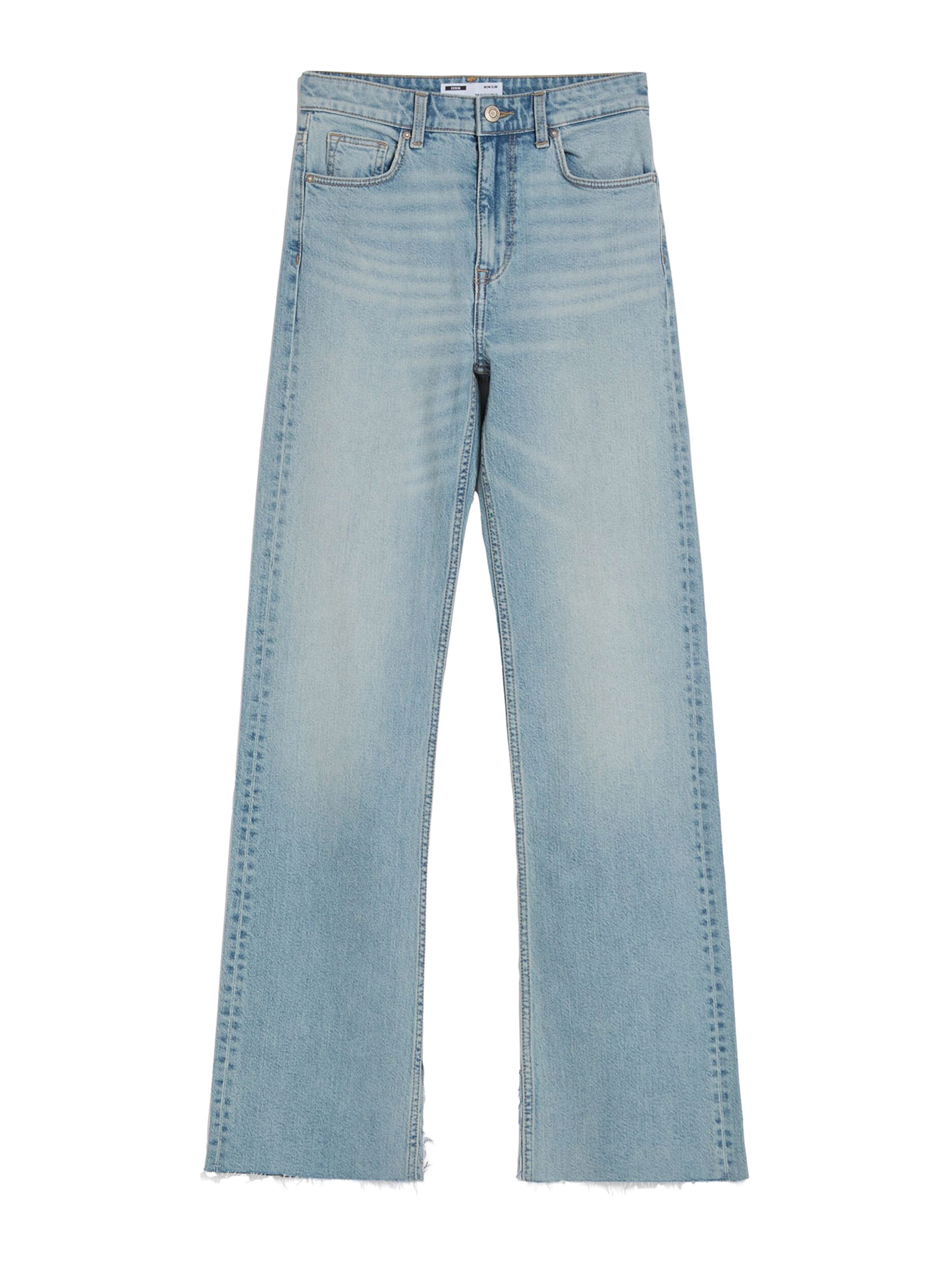 Bershka Regular Jeans i blå: framsida