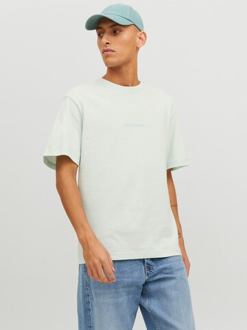 T-Shirt JACK & JONES en bleu : devant