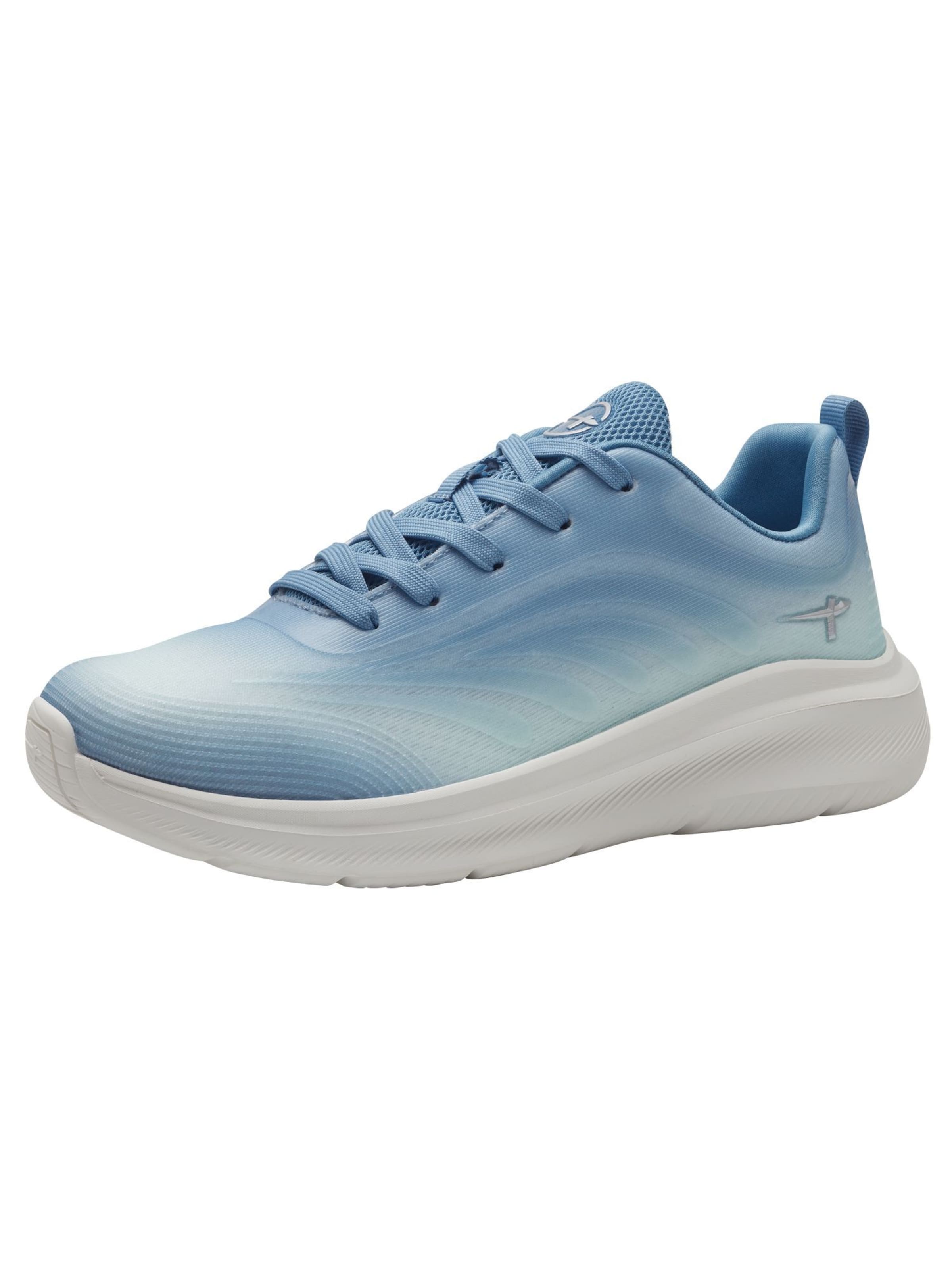 Tamaris Platform trainers in Blue: front