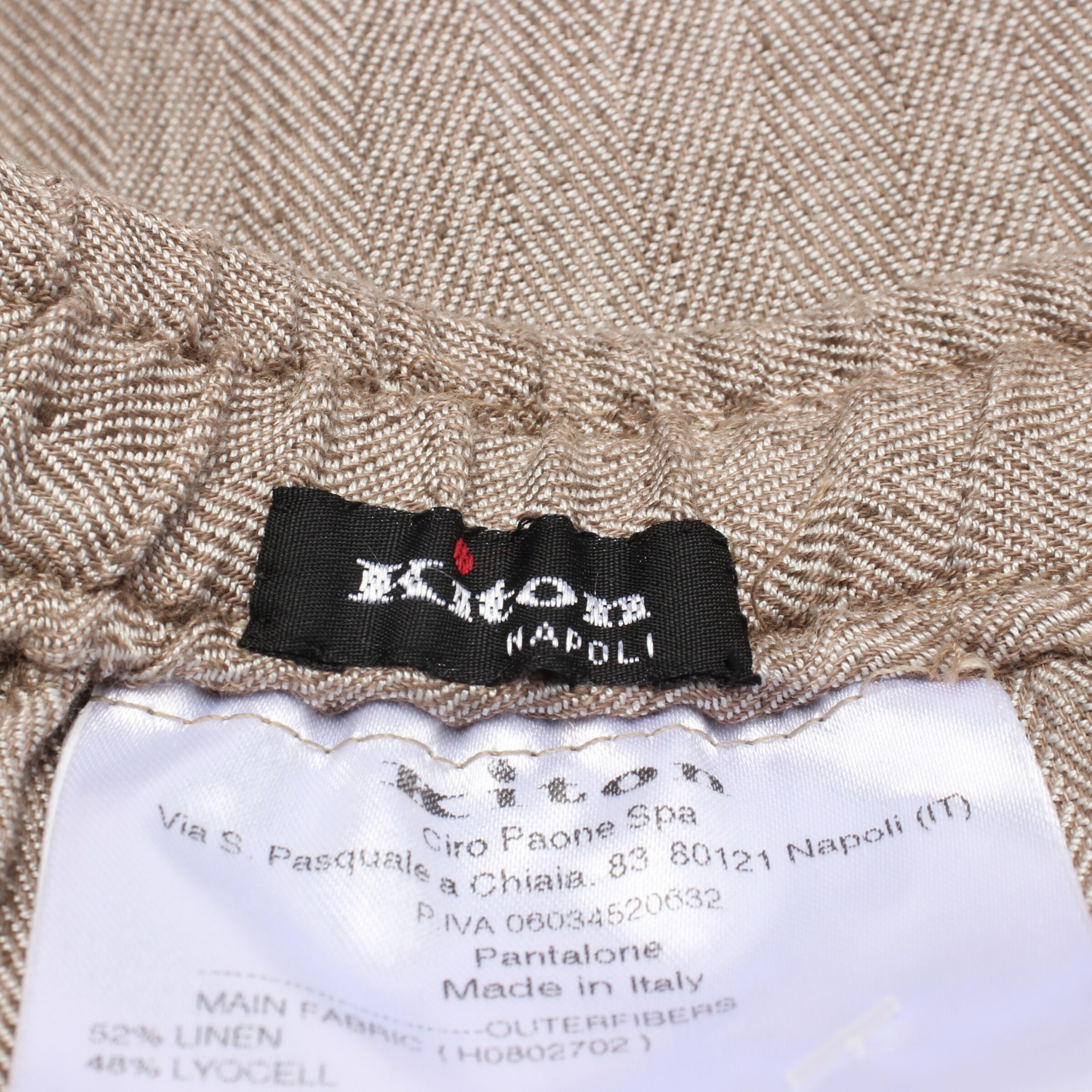 Kiton Pants in 46 x 32 in Brown