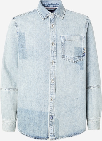 mėlyna SCOTCH & SODA Standartinis modelis Marškiniai 'Art from t': priekis