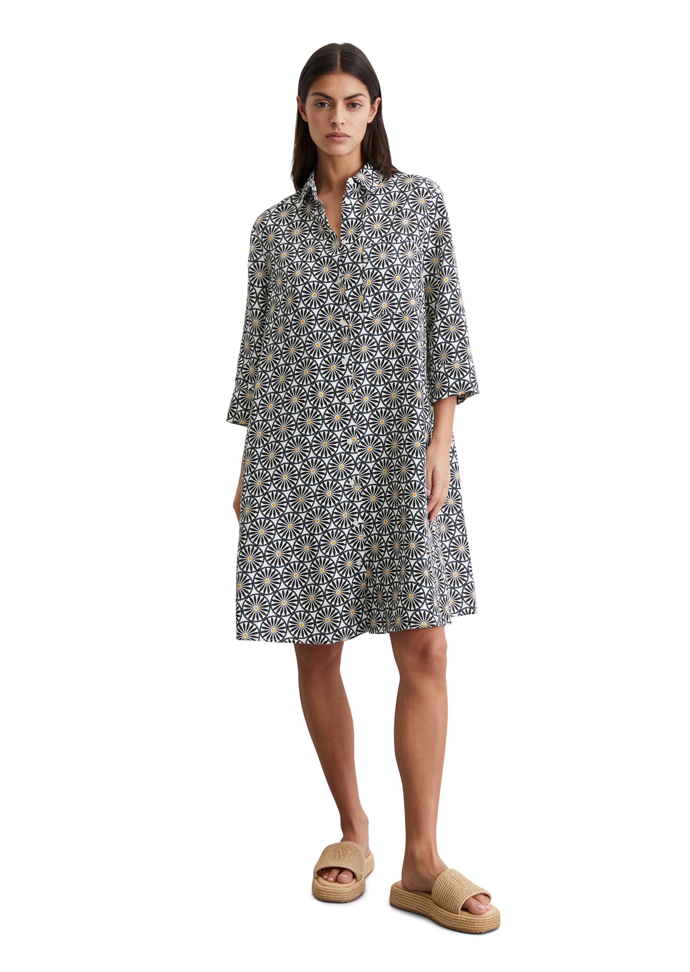 Marc O'Polo Платье-рубашка в Серый