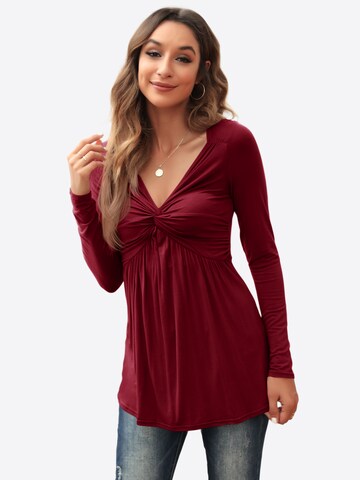 T-shirt Imily Bela en rouge : devant