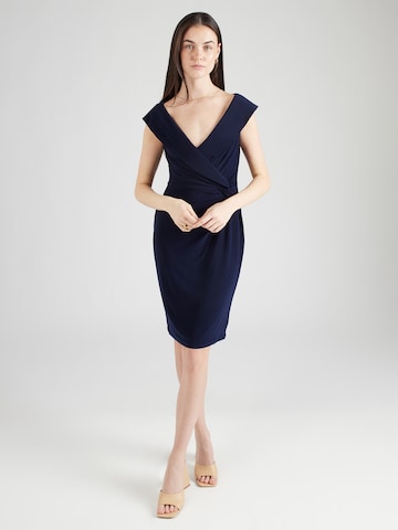 Lauren Ralph Lauren Φόρεμα κοκτέιλ 'Leonidas' σε μπλε: μπροστά