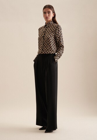 SEIDENSTICKER Blouse 'Schwarze Rose' in Goud