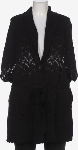 Sempre Piu Sweater & Cardigan in 6XL in Black: front