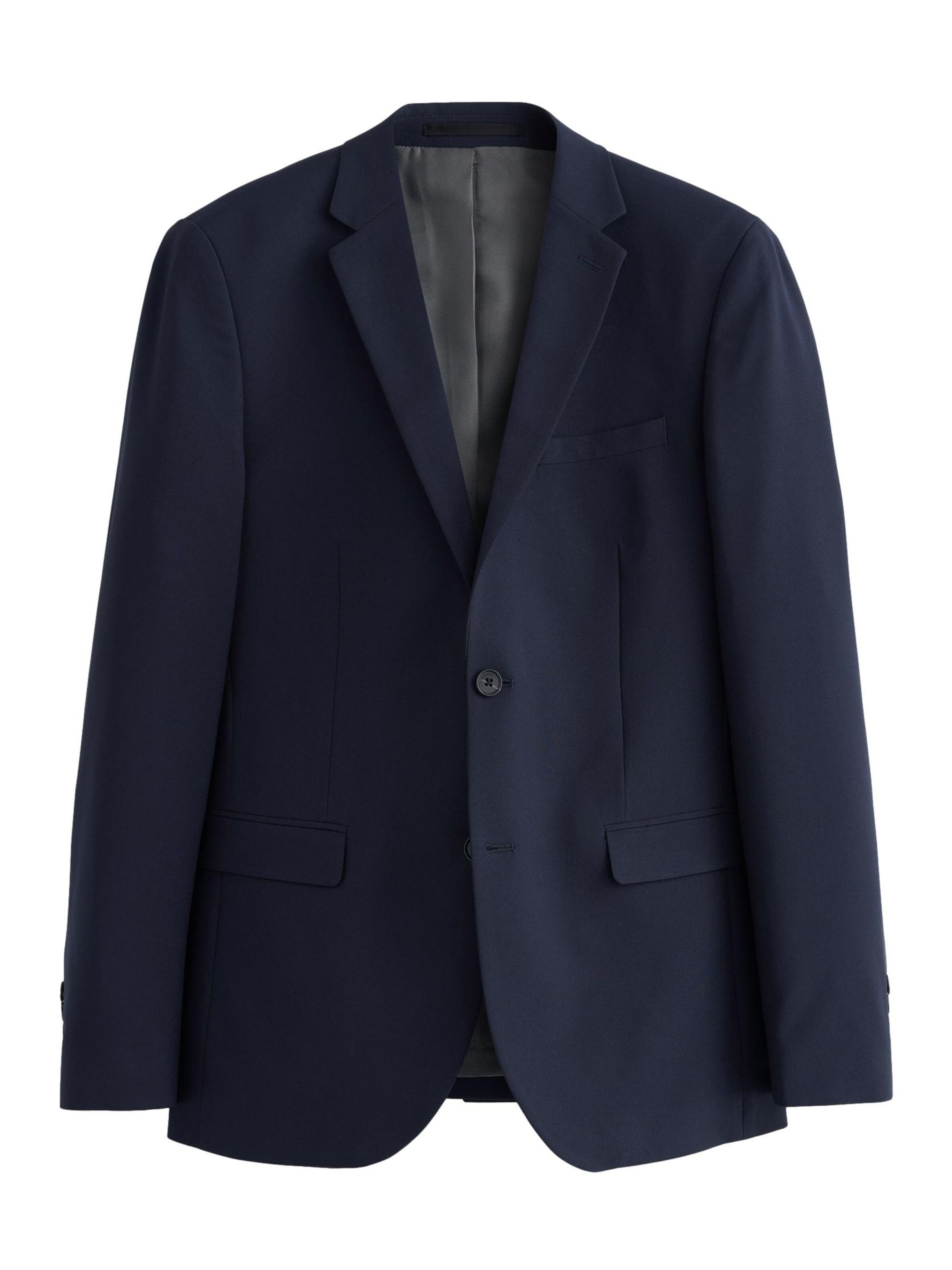 Next Slim fit Pintsak w kolorze niebieski: przód