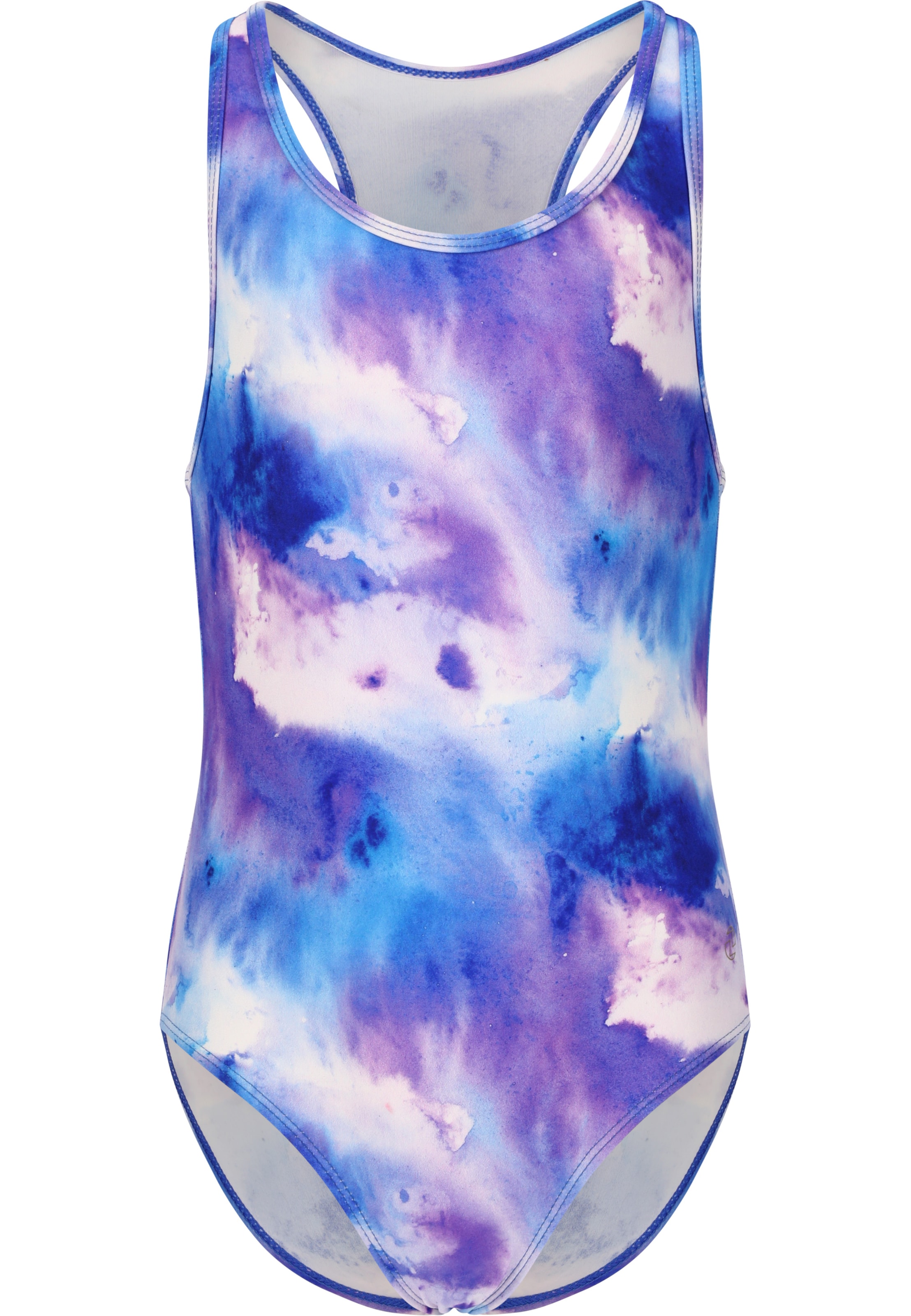 ZigZag Swimsuit in Blue: front