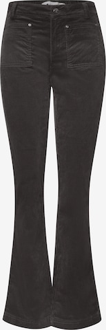 STREET ONE Bootcut Kalhoty 'Blaire' – hnědá: přední strana