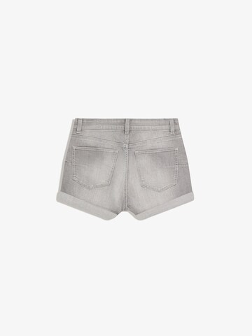 Bershka Úzky strih Džínsy - Sivá