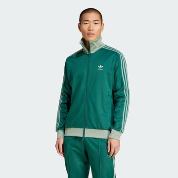 ADIDAS ORIGINALS Sweatjakke 'Beckenbauer' i grøn: forside