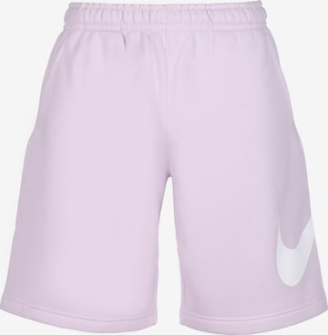 Nike Sportswear Broek 'Club' in Lila: voorkant