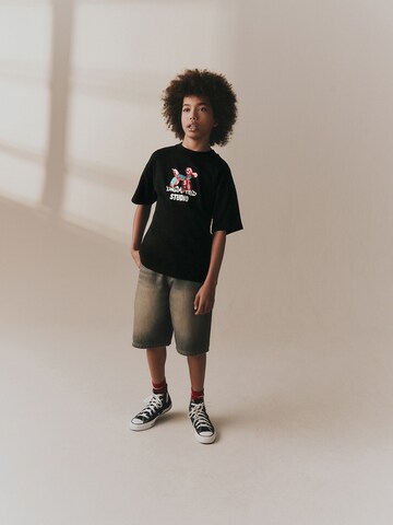 Next Loosefit Shorts in Grau