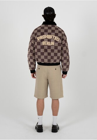 Veste mi-saison Prohibited en marron