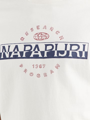 T-Shirt 'SANDER' NAPAPIJRI en beige