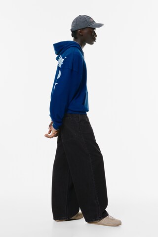 Baggy Jeans de la Pull&Bear pe negru