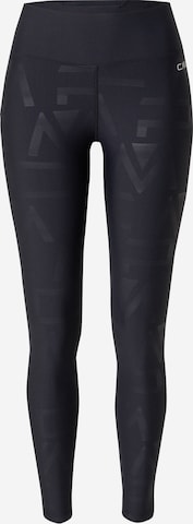 CMP - Skinny Calças de desporto em preto: frente
