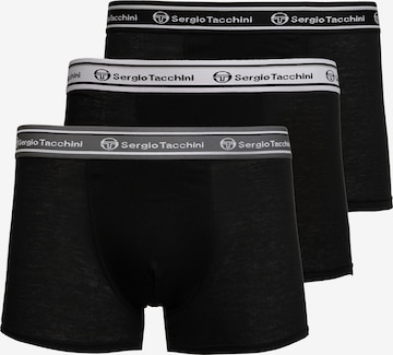 Sergio Tacchini Trunks in Schwarz: predná strana