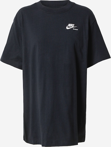 Nike Sportswear Shirt in Zwart: voorkant