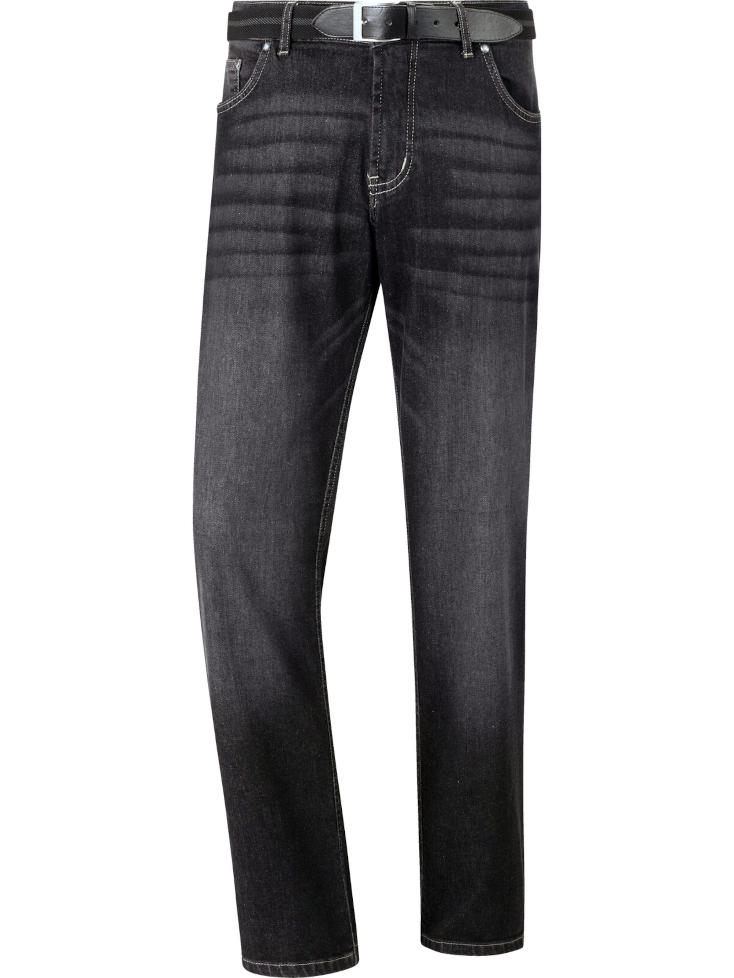 Jan Vanderstorm Regular Jeans ' Joel ' in Black: front