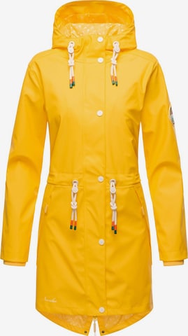 NAVAHOO Weatherproof jacket 'Tropical Storm' in Yellow: front