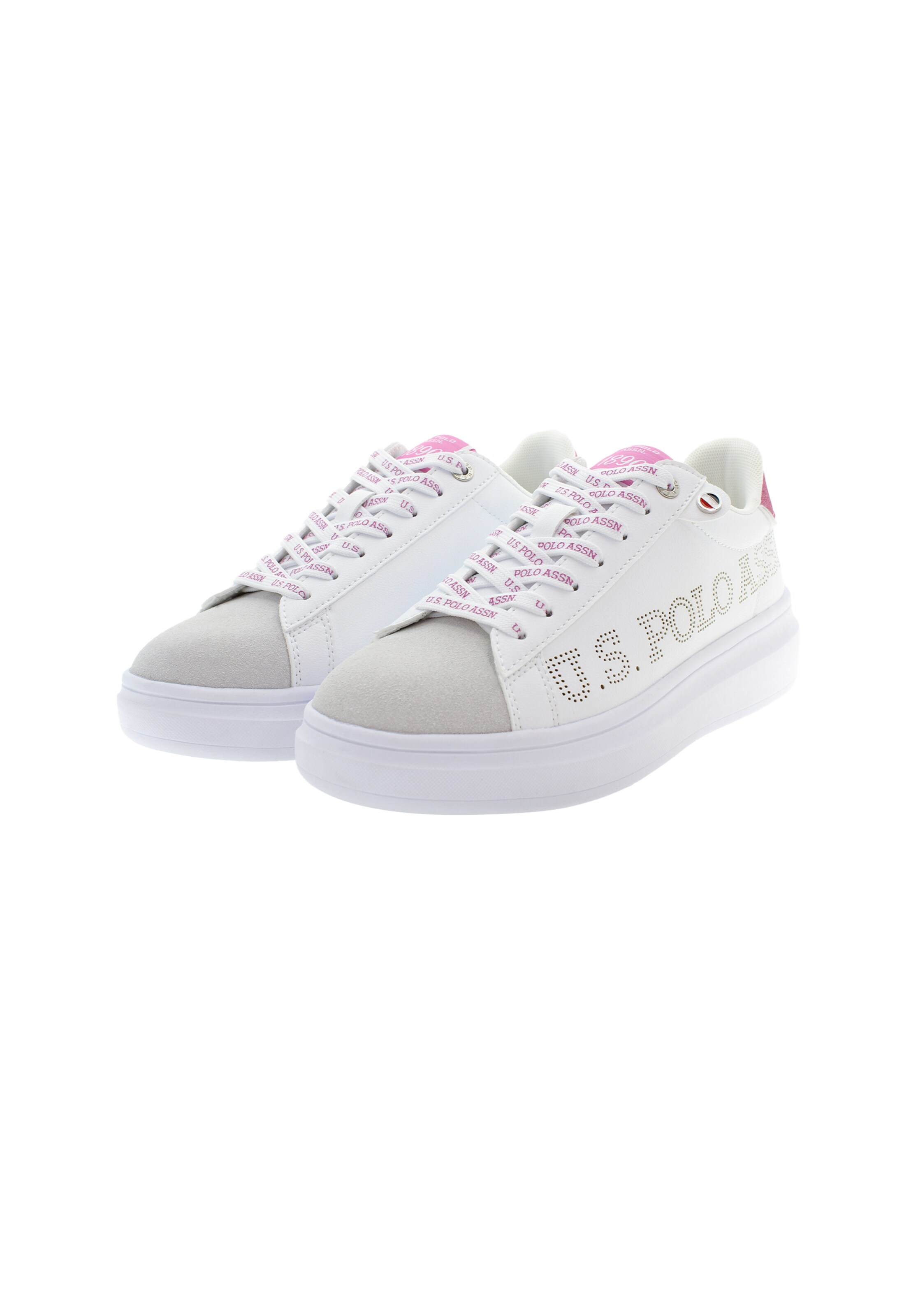 Baskets basses U.S. POLO ASSN. en blanc