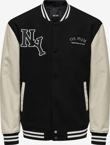 Only & Sons Between-Season Jacket in Black: front