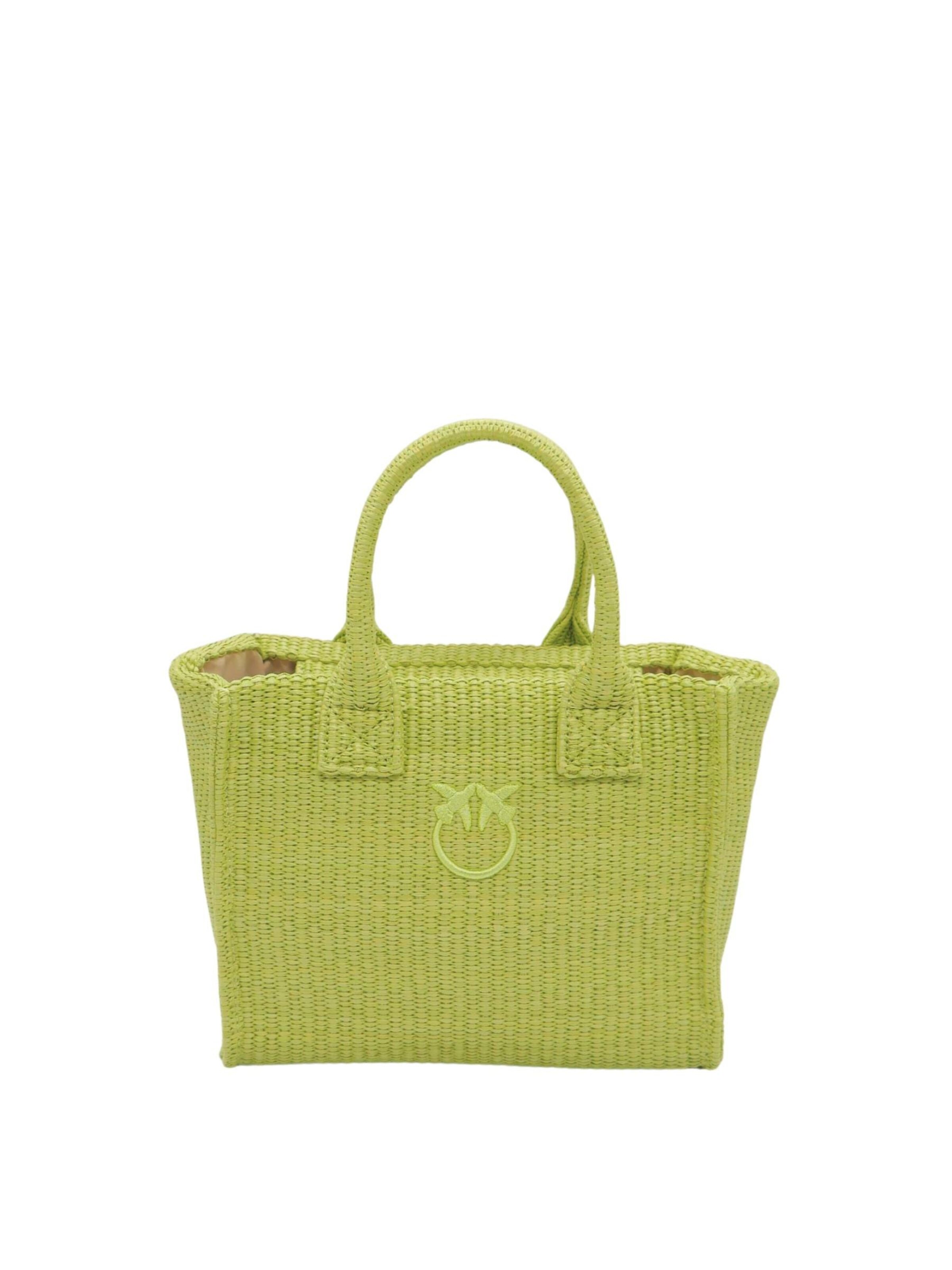 PINKO Shopper 'RAFIA BORSA' in One Size in de kleur Appel, Productweergave