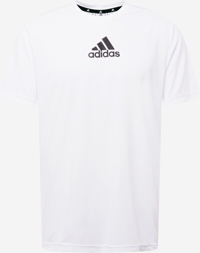 Tricou funcțional ADIDAS PERFORMANCE pe negru / alb, Vizualizare produs