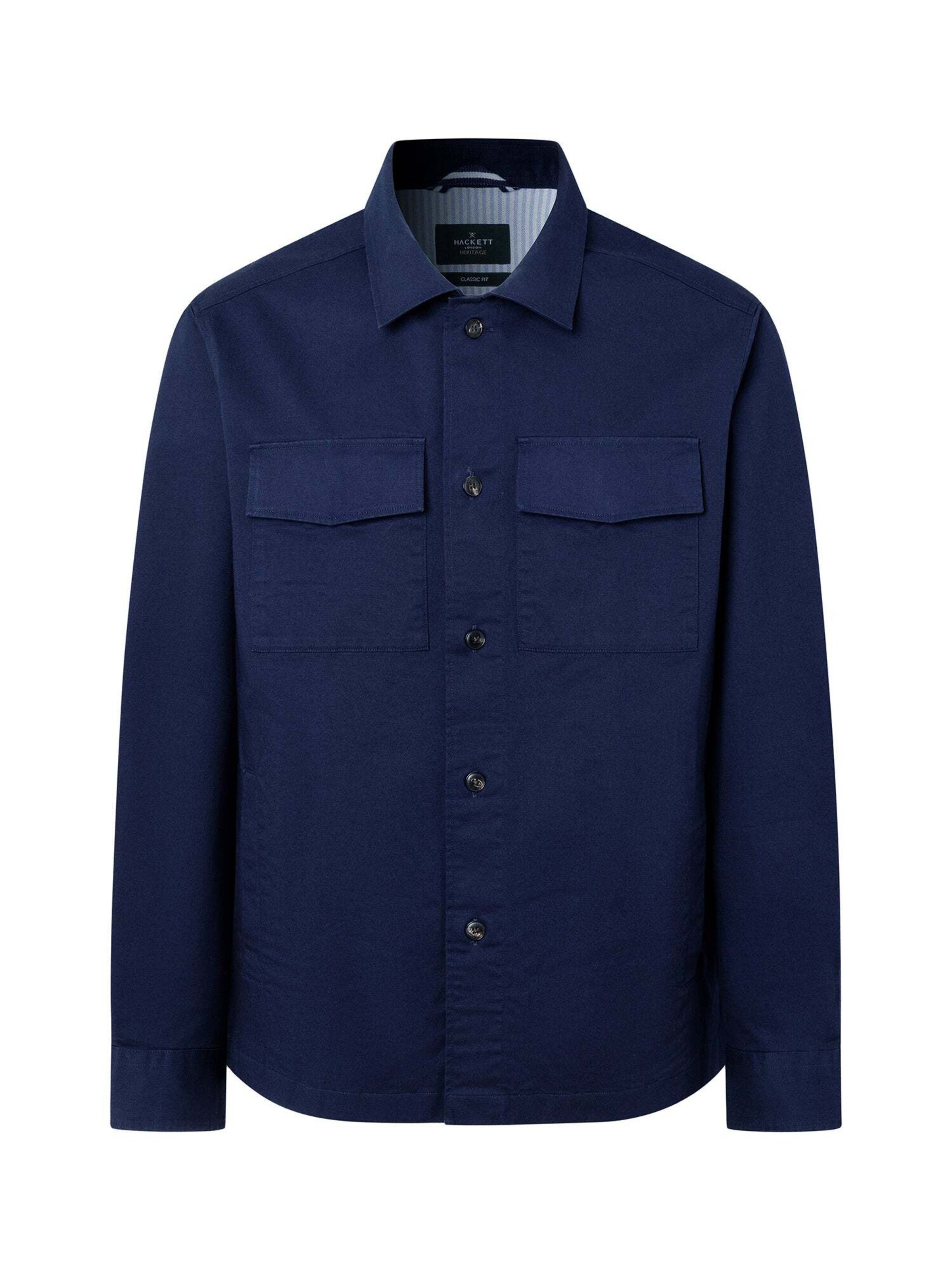 Hackett London Between-Season Jacket in Blue: front